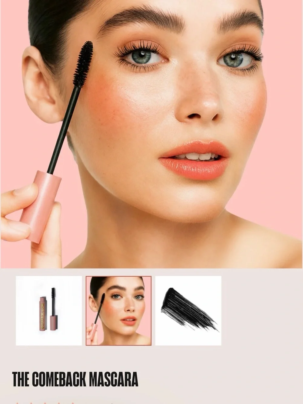 Āthr Beauty Come Back Mascara  BLACK Full Size $28